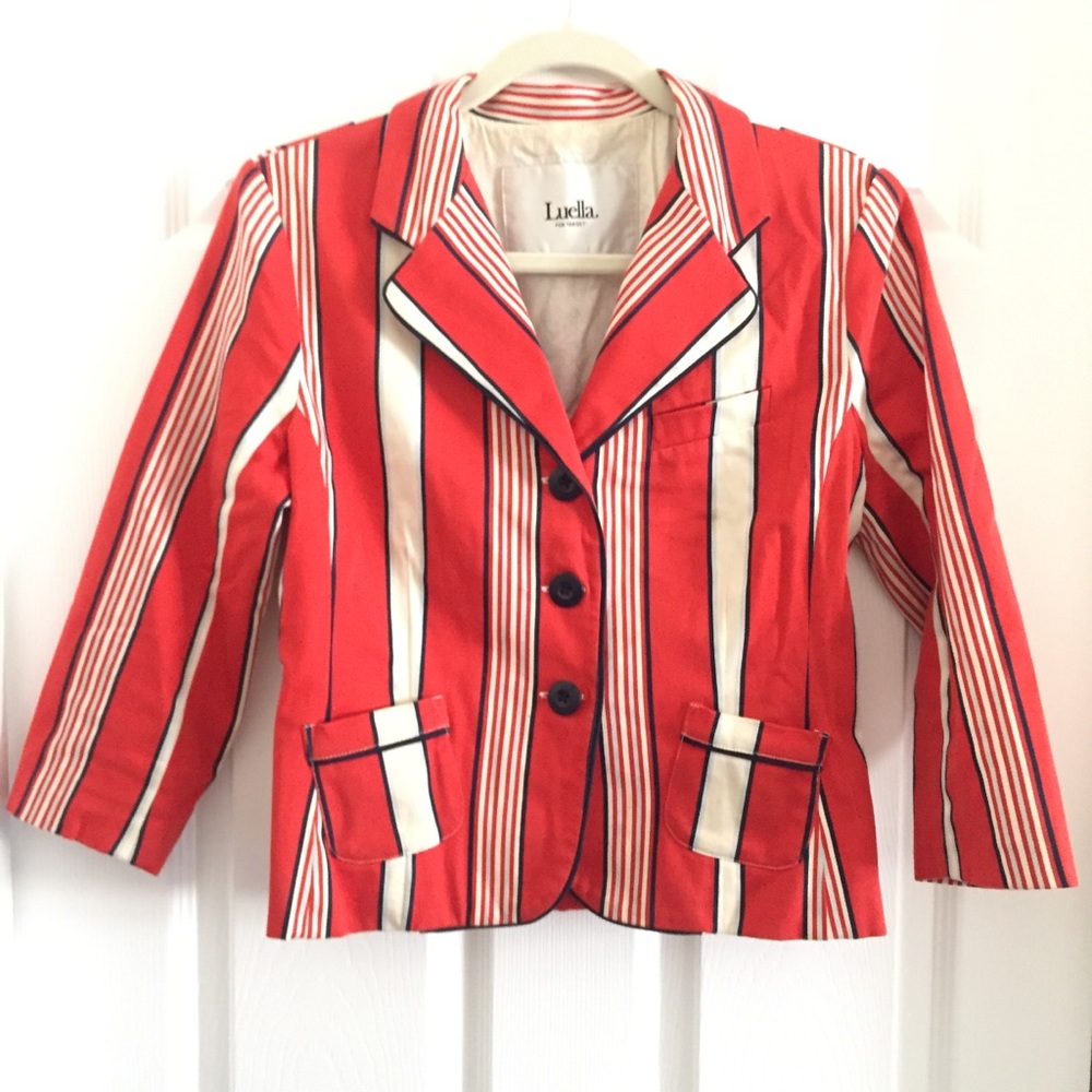 Blazer Luella for target, Red White & Blue striped